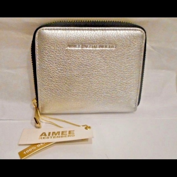 Aimee Kestenberg Handbags - Leather Aimee Kestenberg Silver ziparound wallet